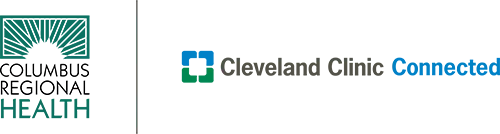 Columbus Regional Health and Cleveland Clinic Connected logo.