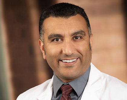 20251103TariqEnezateMD_9412_al-web Portrait of Tariq Enezate, MD.